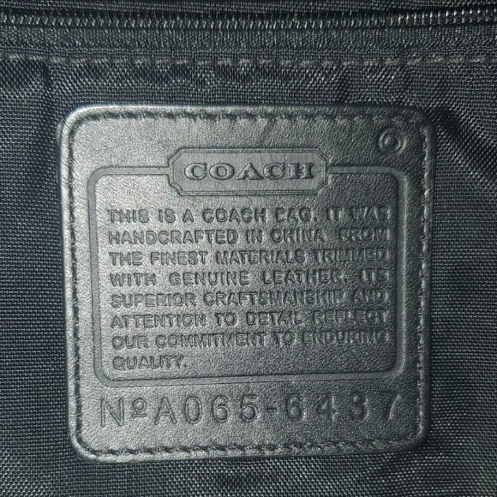 VTG Coach Transatlantic Canvas Messenger Bag